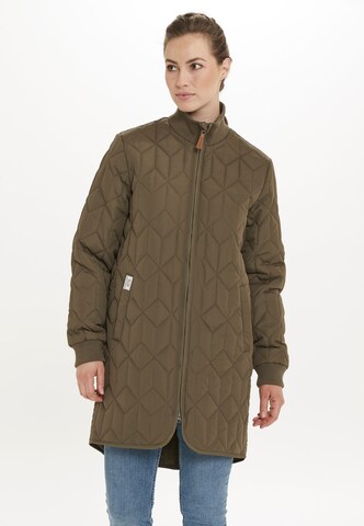 Weather Report Outdoor Coat 'Nokka' in Green: front