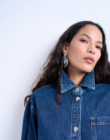 TOPSHOP Демисезонная куртка 'MADISON' в Синий