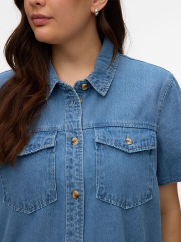 Vero Moda Curve Blouse 'VMCSigga' in Blue