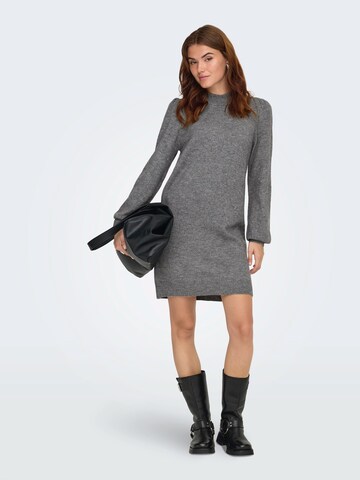 JDY Knitted dress in Grey