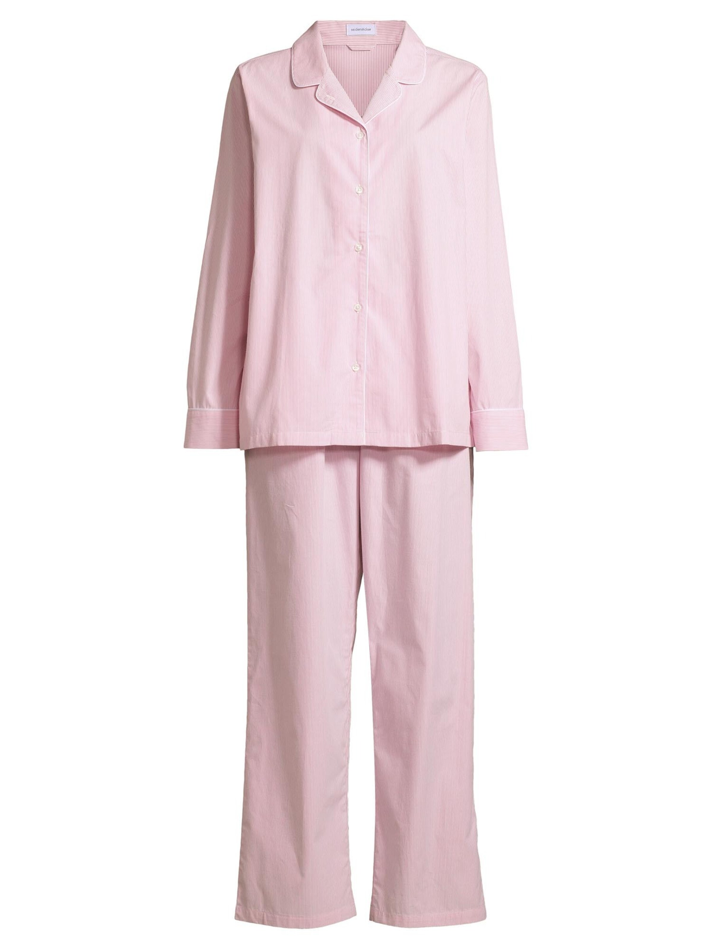 SEIDENSTICKER Pyjama 'Web'‌‌ in Pink: Vorderseite