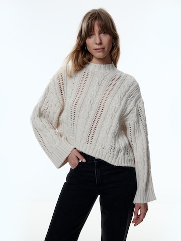 EDITED Pullover 'Uliana' in Beige: predná strana