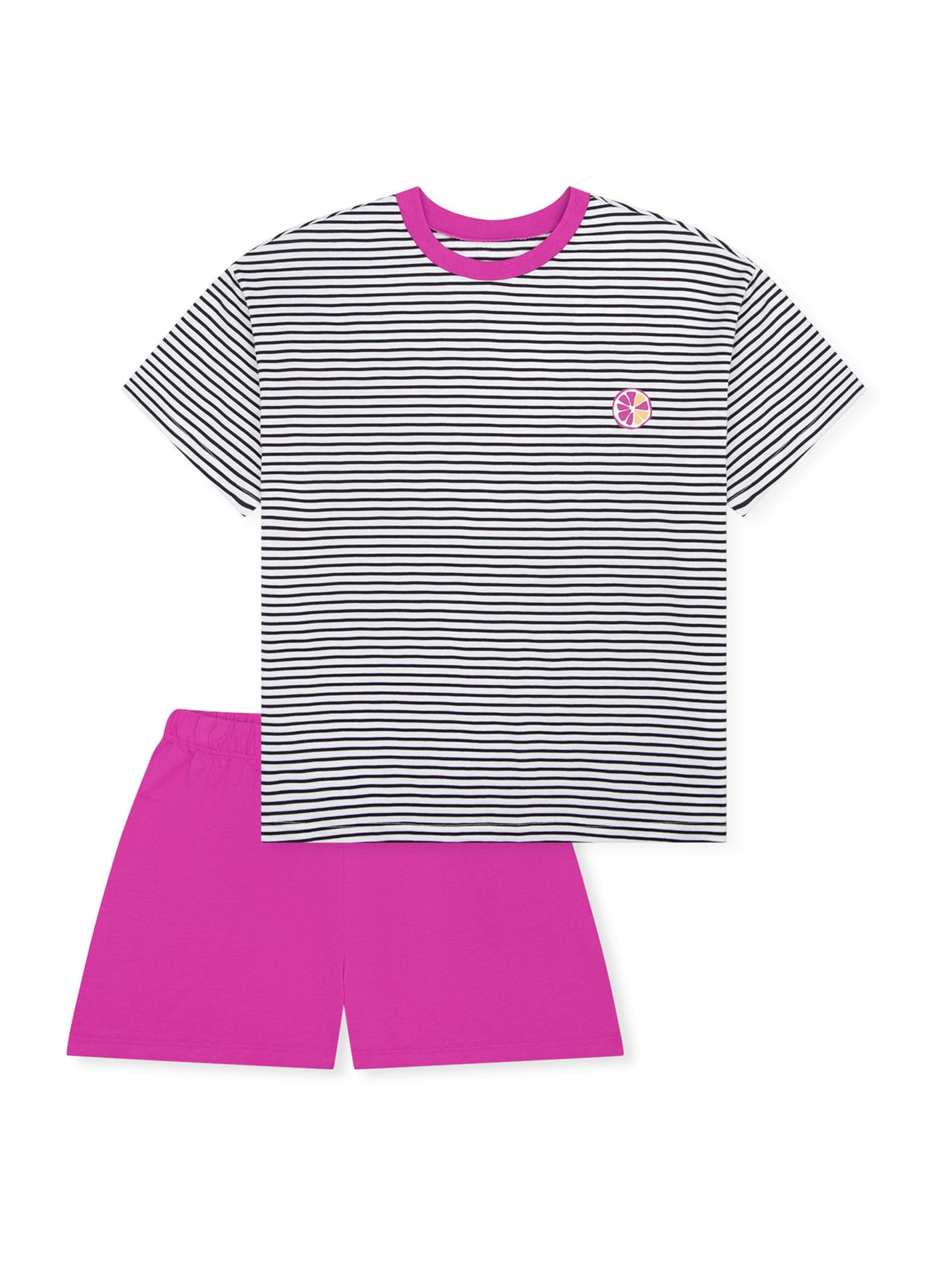 Pyjama ' Teens Nightwear ' SCHIESSER en rose : devant