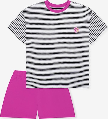 SCHIESSER Nachtkledij ' Teens Nightwear ' in Roze: voorkant