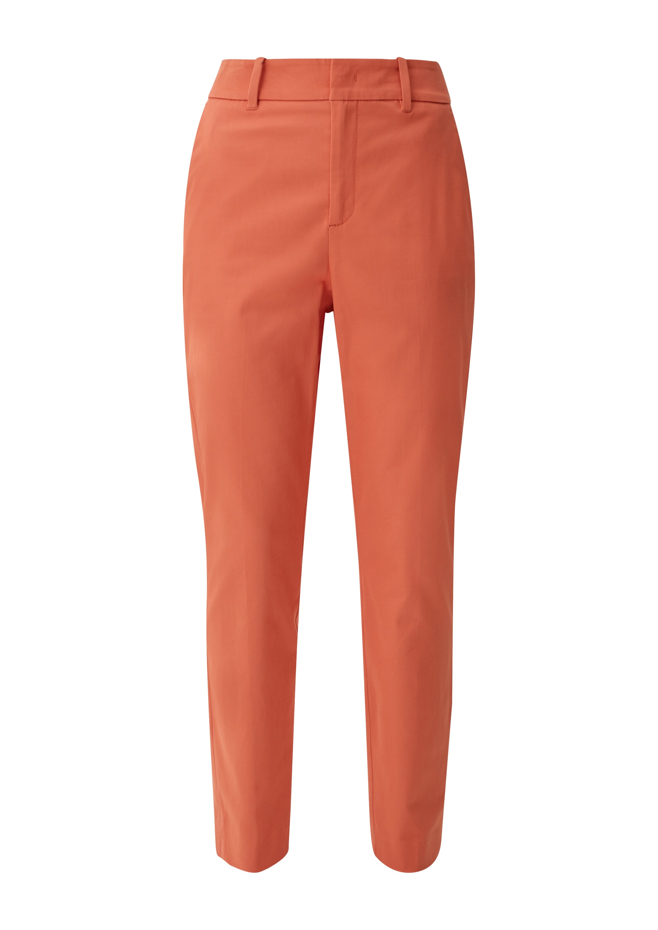 s.Oliver Chino trousers in Orange: front