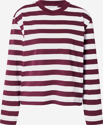 T-shirt 'SLFESSENTIAL' SELECTED en violet : devant