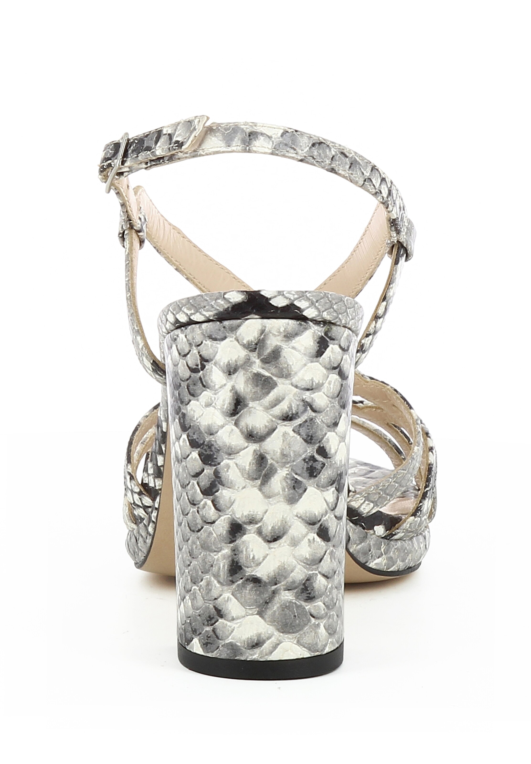 EVITA Sandalen met riem in Grijs