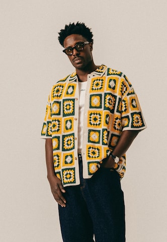 BLKVIS Regular fit Button Up Shirt in Yellow: front