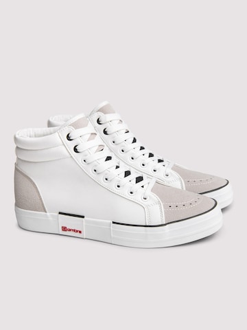 Ombre Sneakers hoog in Wit