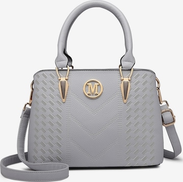 Miss Lulu Shoulder Bag in Grey: front
