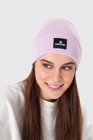UNIQVIBE Mütze in Pink: Vorderseite