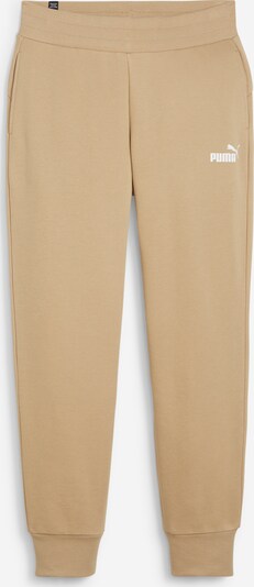 PUMA Sports trousers 'Essentials' in Cappuccino / White, Item view