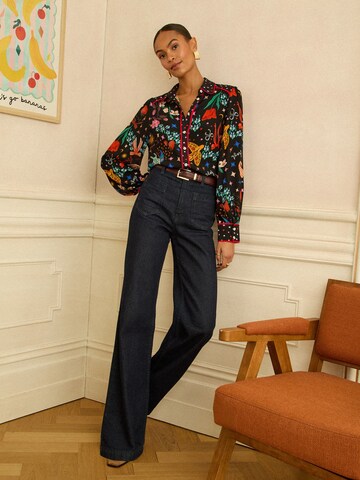 love & roses Bluse in Schwarz