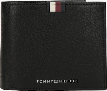 juoda TOMMY HILFIGER Piniginė 'TH PREM LEA': priekis