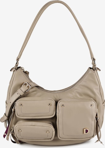Sac bandoulière DuDu en gris : devant