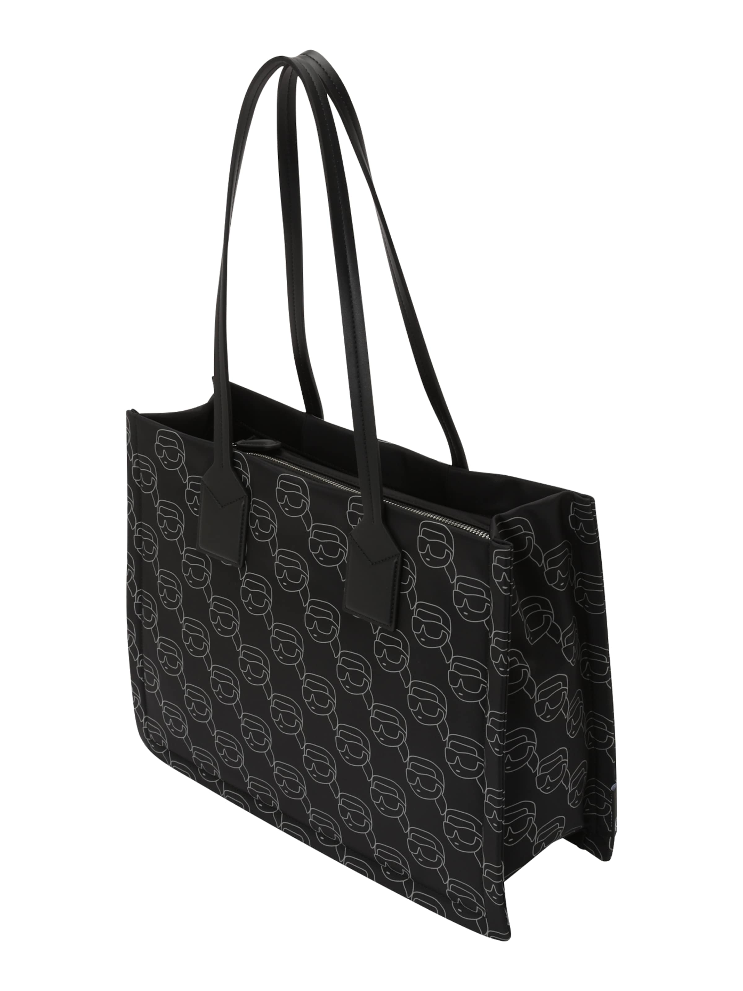 Shopper 'Ikon' di Karl Lagerfeld in nero