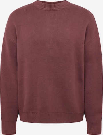 Pull-over 'John' WEEKDAY en rouge : devant