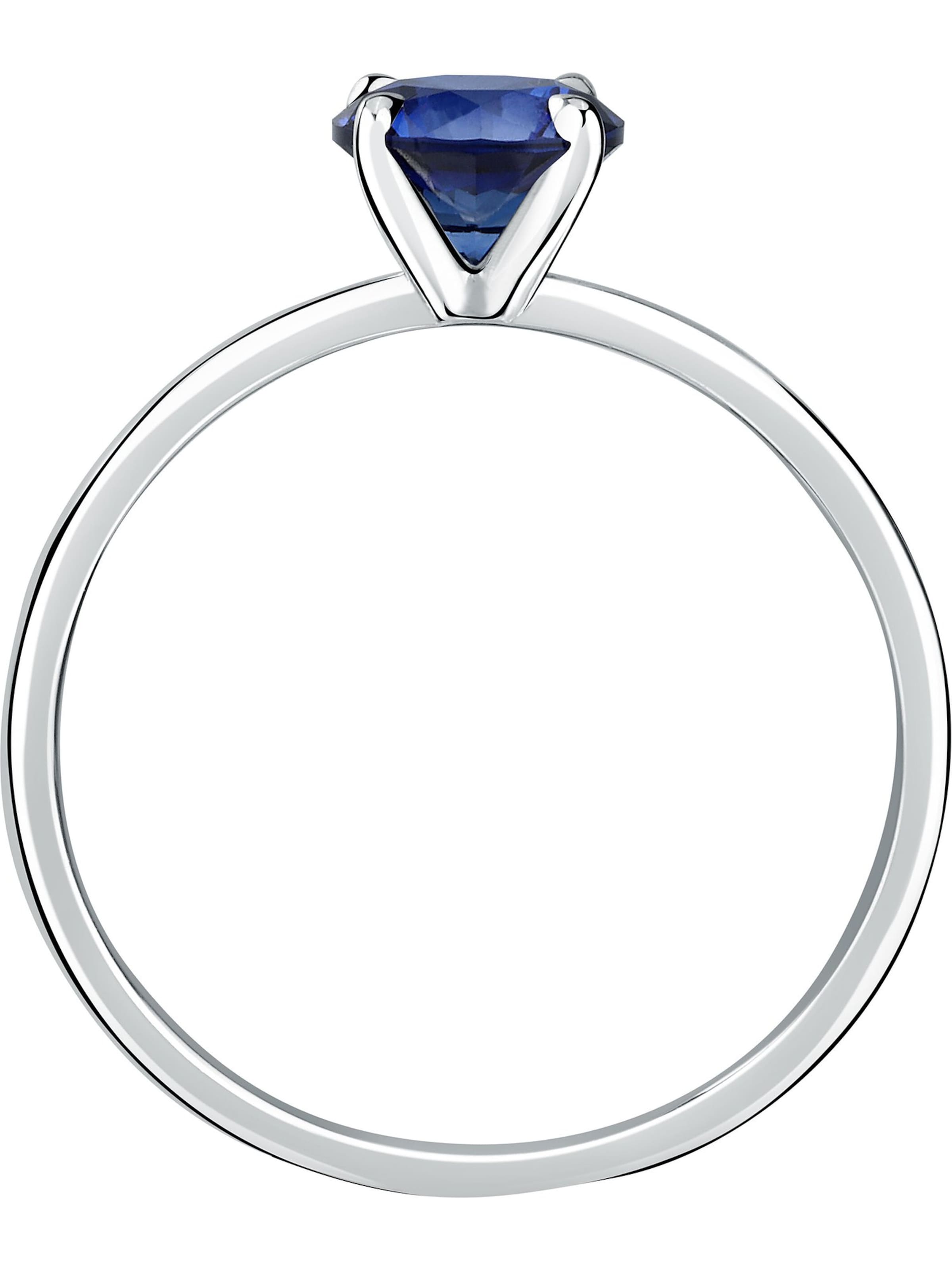 Live Diamond Damenring in Weiß