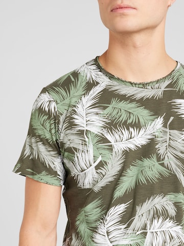 Key Largo T-shirt 'South Beach' i grön