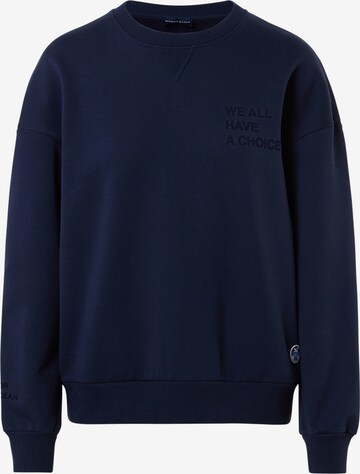 North Sails Sweatshirt in Blauw: voorkant