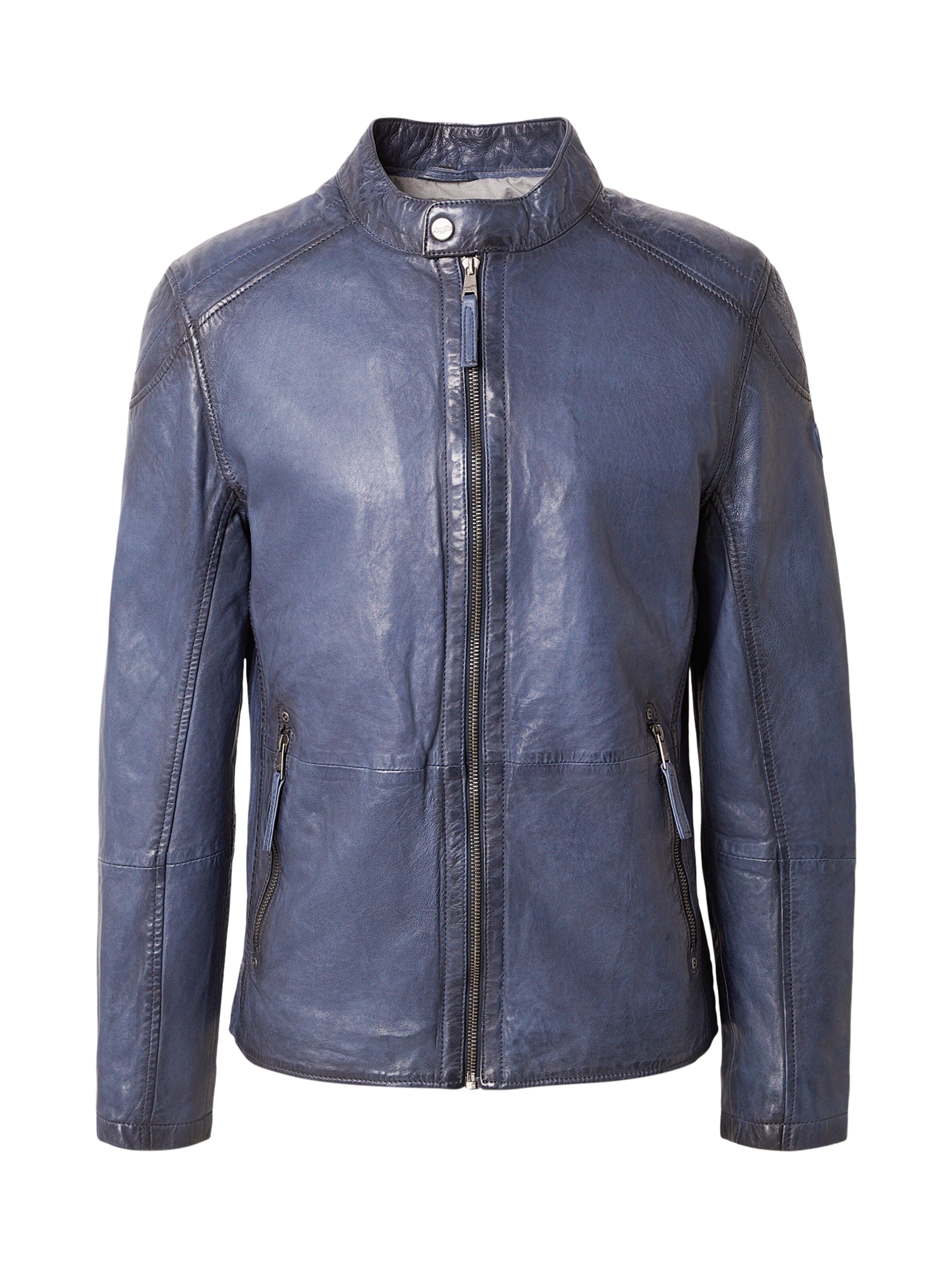 Mauritius Between-Season Jacket 'Baydo' in Blue: front