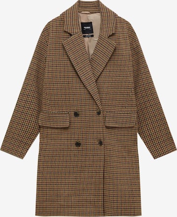 Pull&Bear Between-Seasons Coat in Brown: front