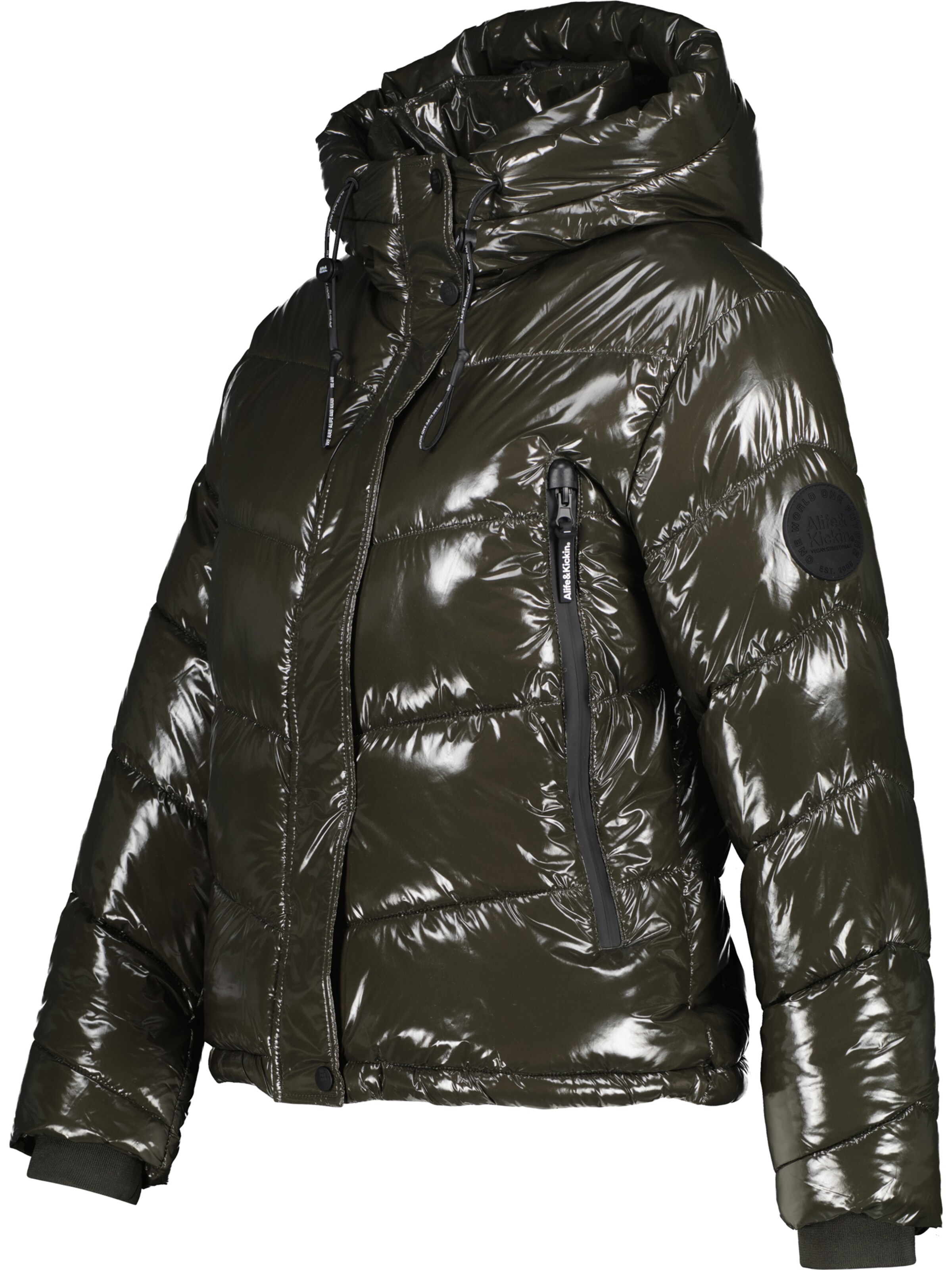 alife & kickin Winter Jacket 'DayanyAK A' in Green