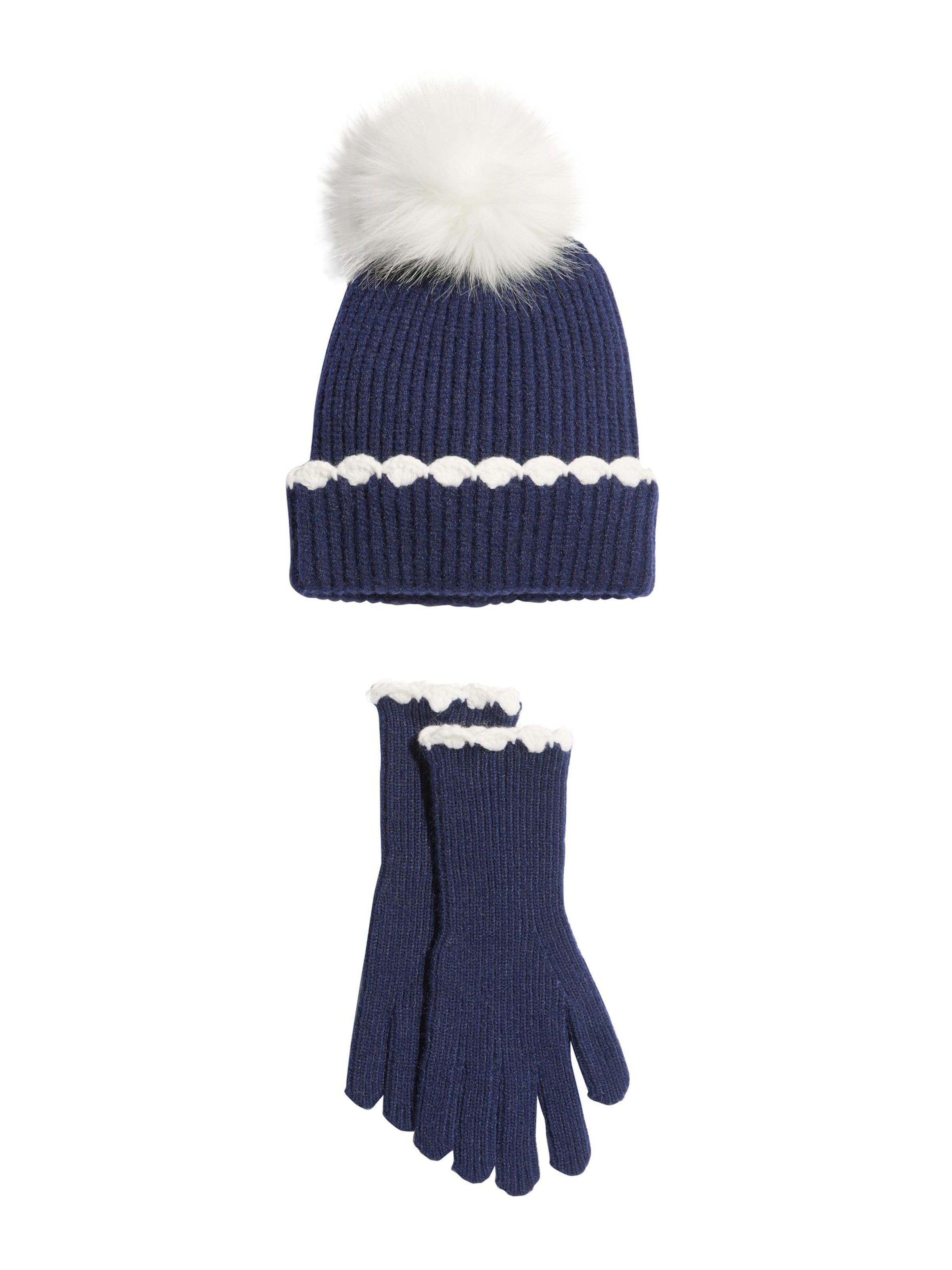 love & roses Шапка в Синий: спереди