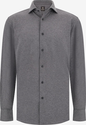Boggi Milano Hemd in Grau: Vorderseite