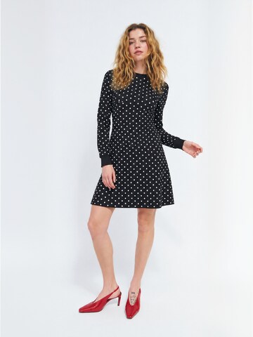 Crās - Vestido ' Elinecras ' em preto: frente