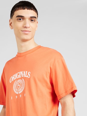 Maglietta 'LAKEWOOD' di JACK & JONES in arancione
