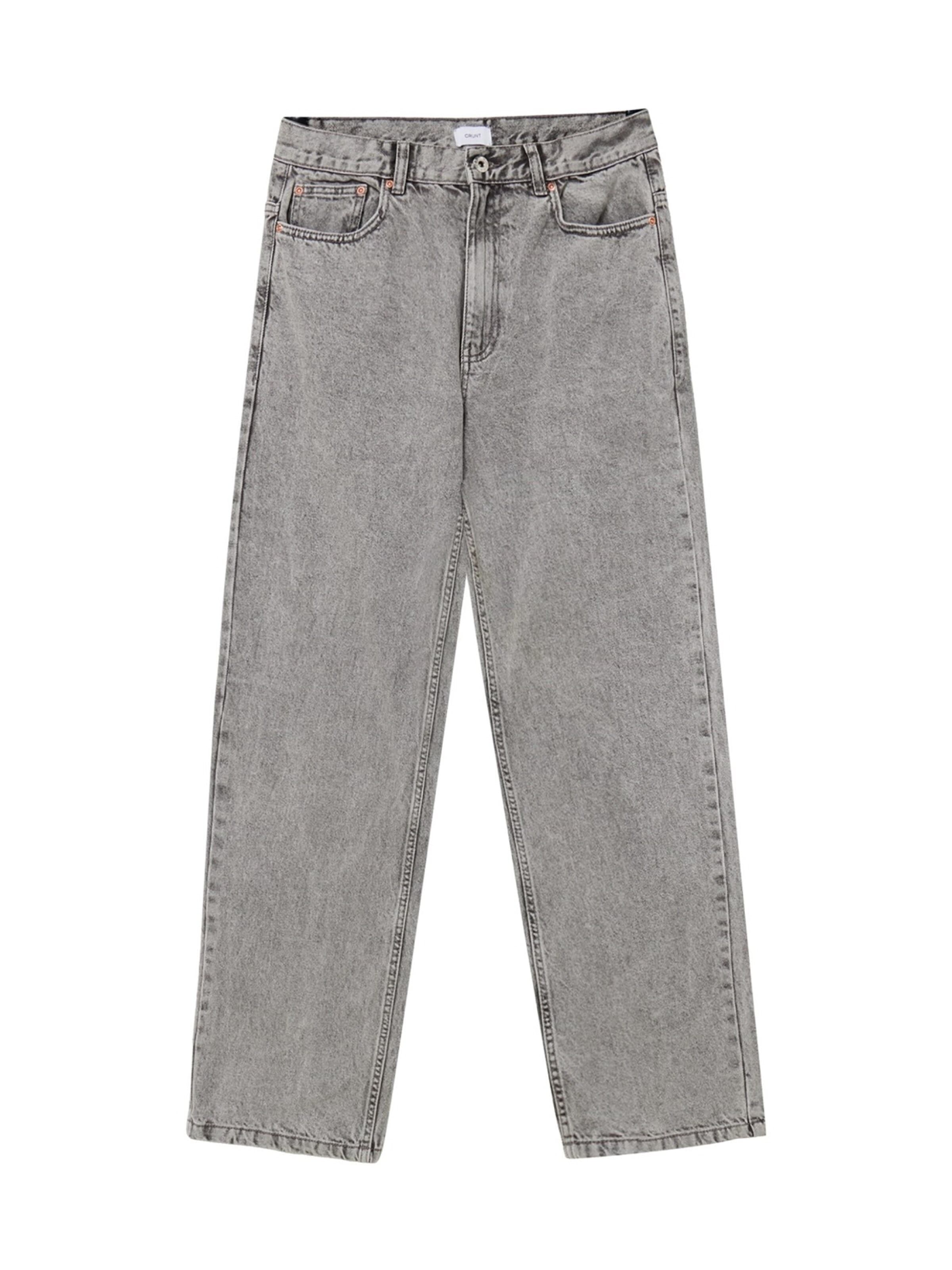 GRUNT Loose fit Jeans 'GRGiant' in Grey: front