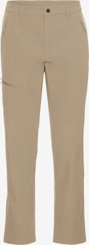 JACK WOLFSKIN Outdoor Pants 'Pico Trail' in Brown: front