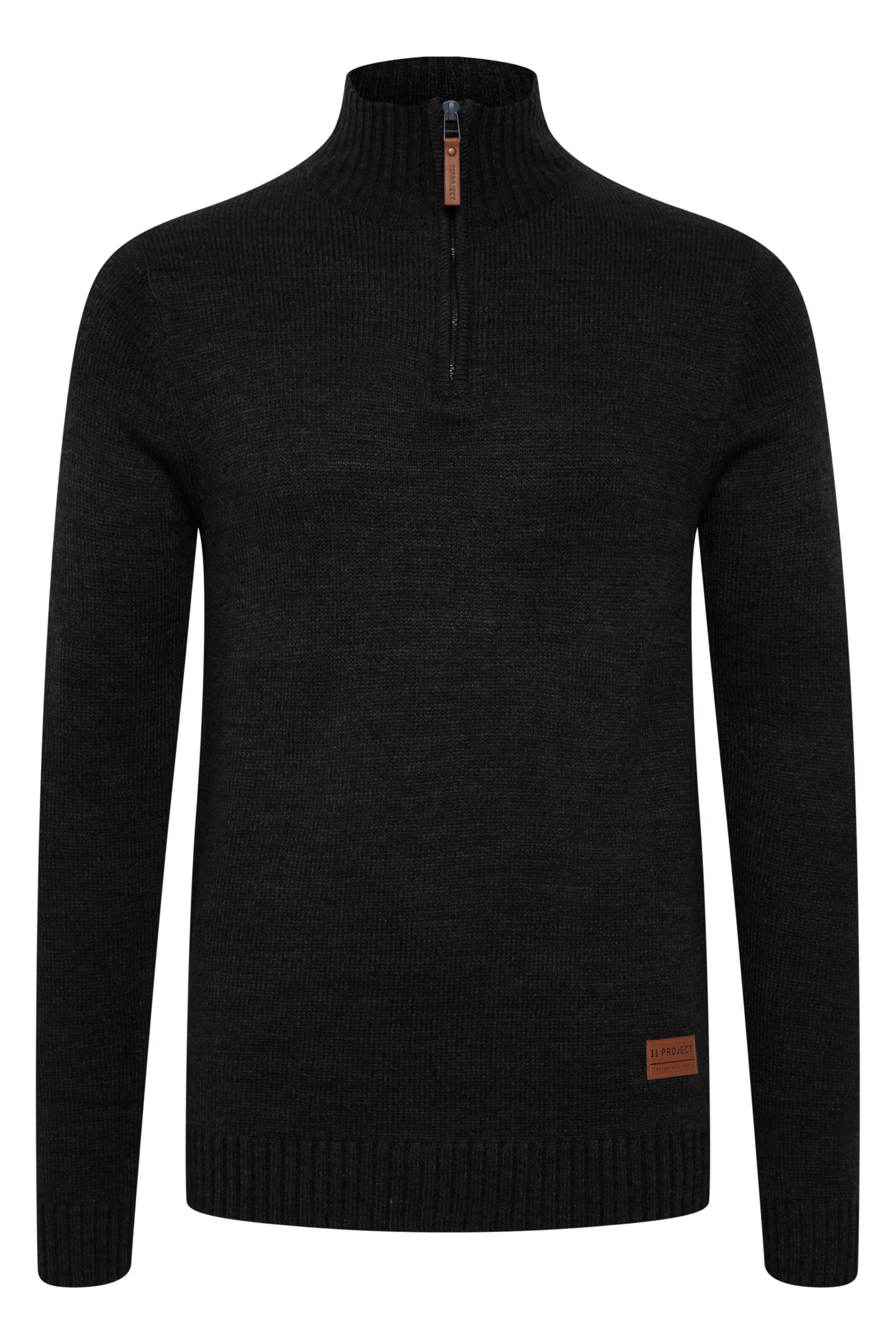 11 Project Pullover 'Noan' in Schwarz: Vorderseite