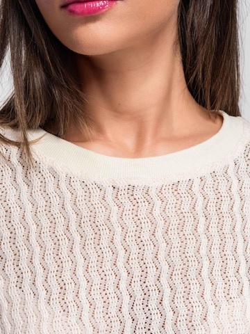 Ombre Blouse in Beige