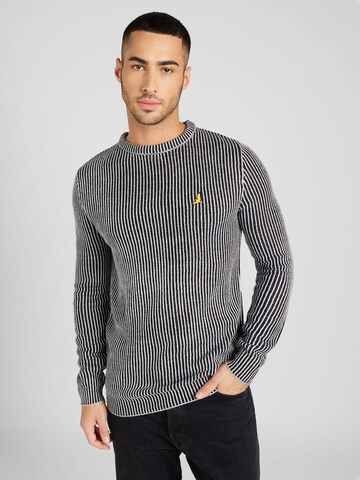 BRAVE SOUL Sweater in Grey: front