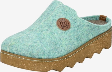 Pantoufle ROHDE en bleu : devant