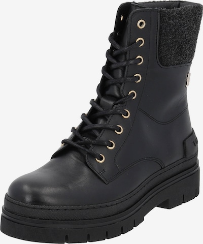 TOMMY HILFIGER Lace-Up Ankle Boots in Black, Item view