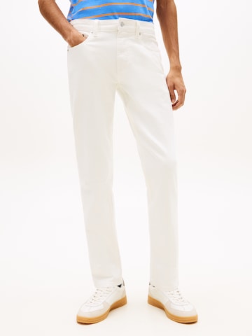 Tommy Jeans Slimfit Τζιν 'SCANTON' σε λευκό: μπροστά