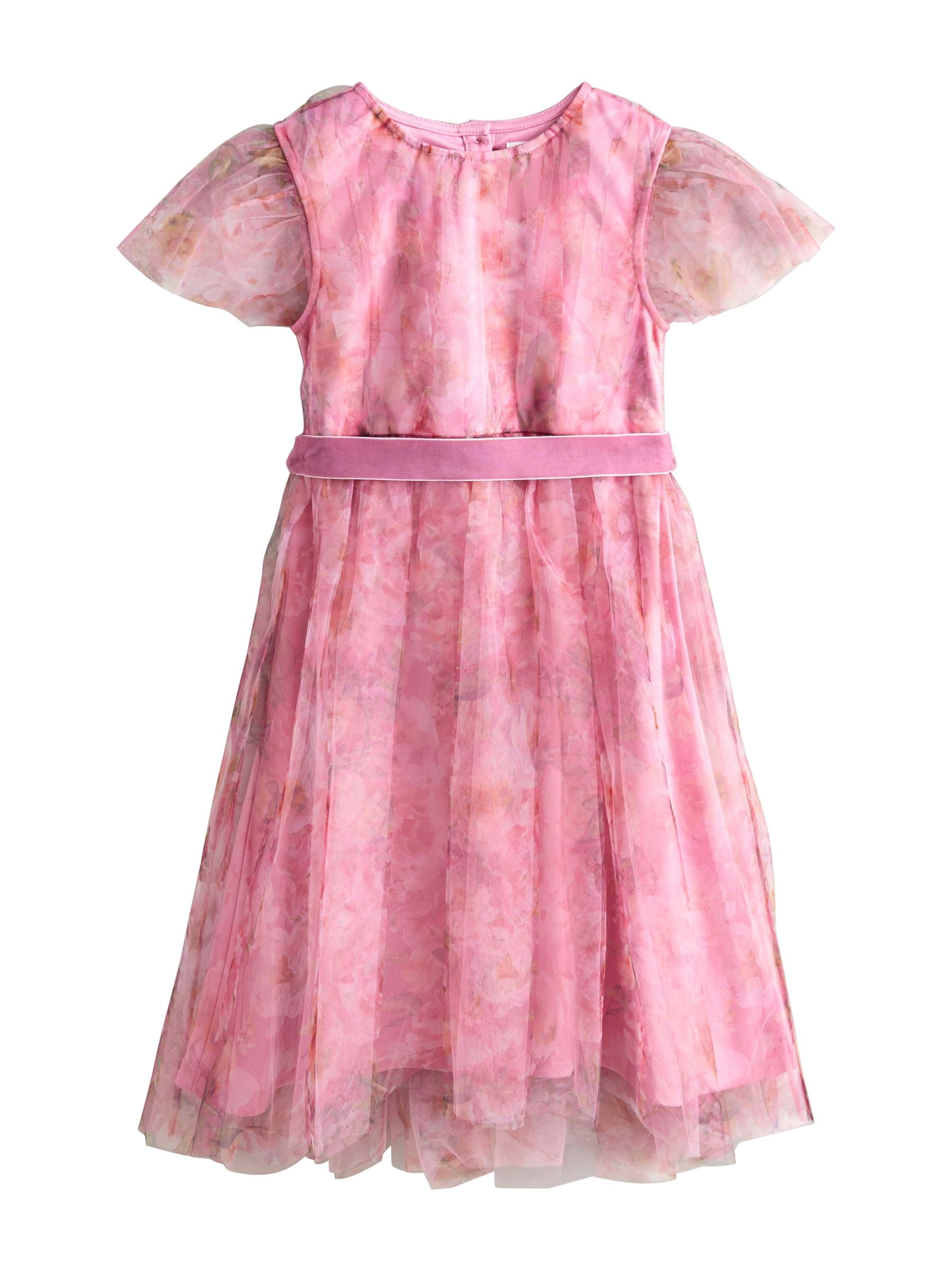 Next - Vestido en rosa: frente