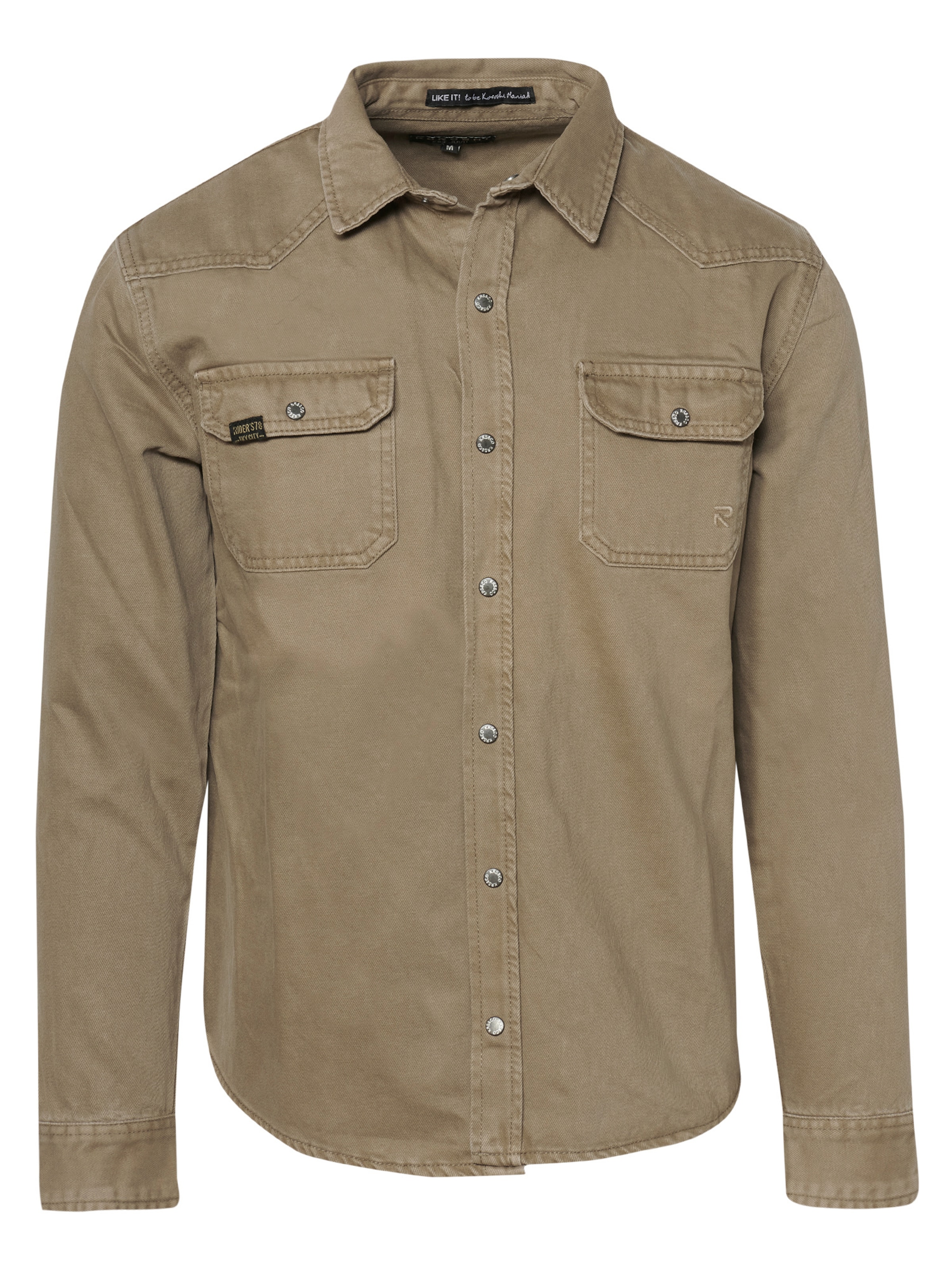 Regular fit Cămașă 'Panita' de la KOROSHI pe maro: față