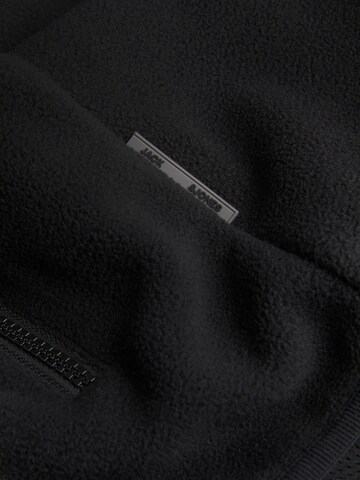 JACK & JONES Fleecejacke in Schwarz