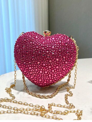 Tomshop24-7 Clutch 'Herz' in Pink