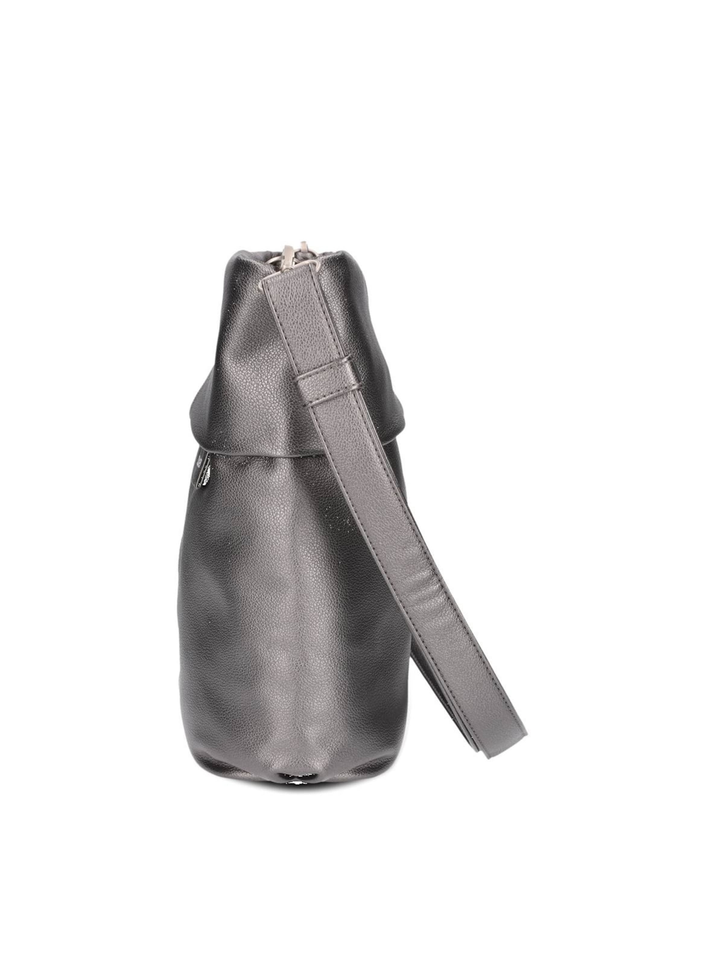 Borsa a spalla 'MADEMOISELLE.M M12' di ZWEI in argento