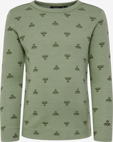 T-Shirt fonctionnel Hummel en vert : devant