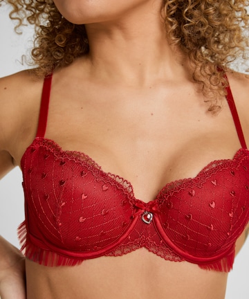 Hunkemöller T-shirt BH in Rood