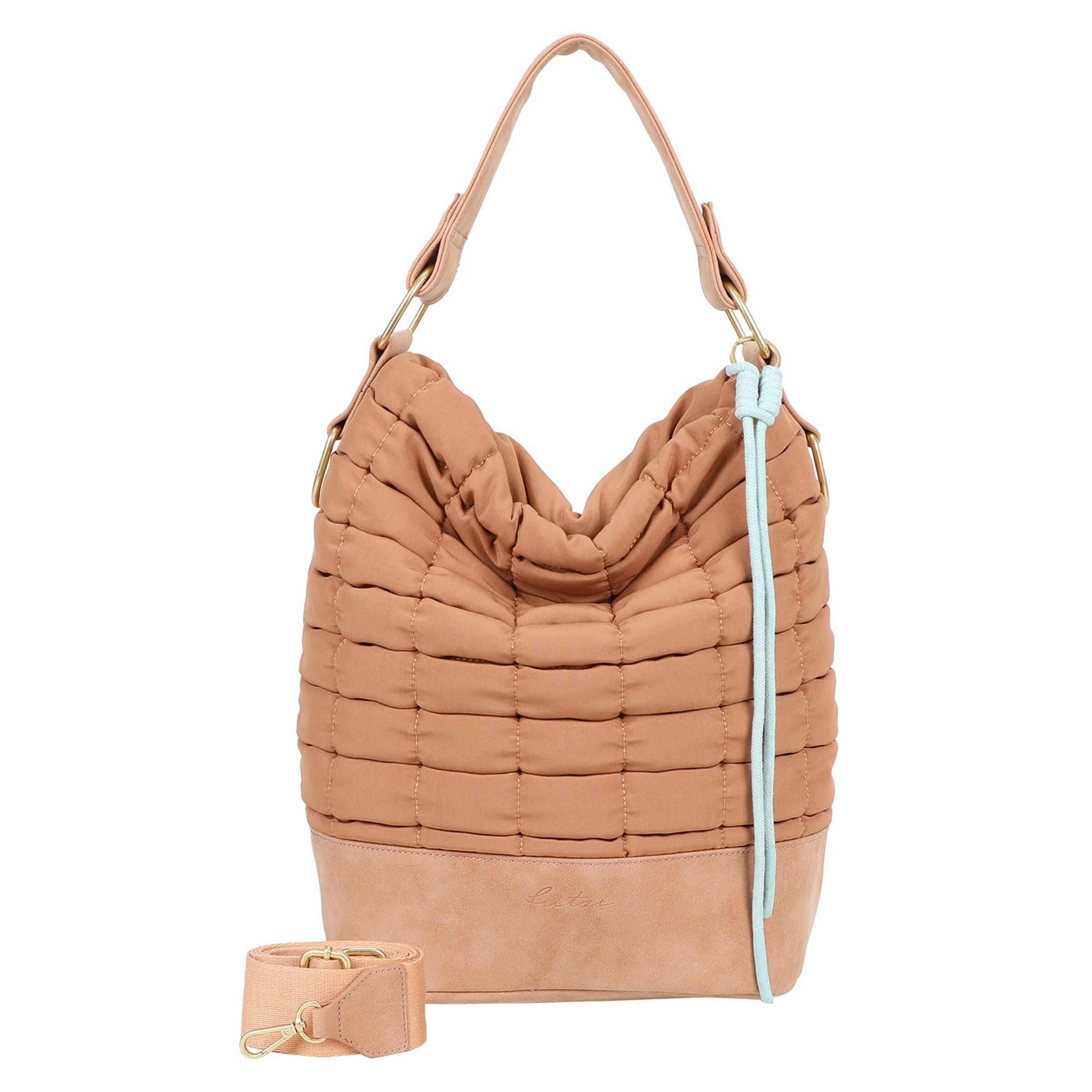 Fritzi aus Preußen Schultertasche 'Brigitte' in Orange: Vorderseite