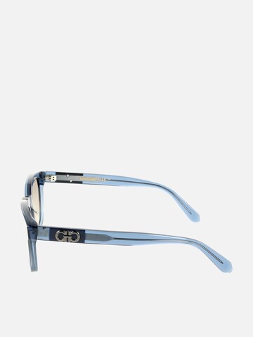 FERRAGAMO Zonnebril 'Ferragamo SF2107S Transparent avio 54/21/145 MAN Sunglasses' in Blauw