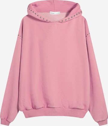 Felpa di Bershka in rosa: frontale