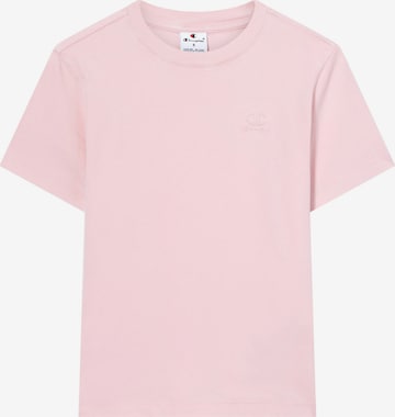 T-shirt Champion Authentic Athletic Apparel en rose : devant